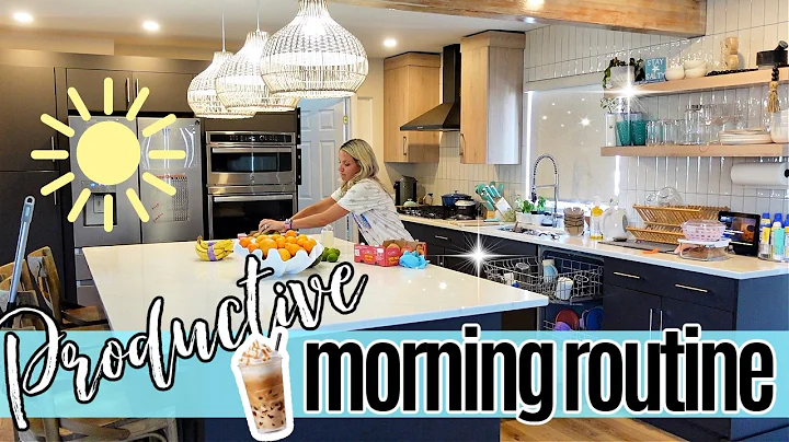 Productive Morning Routine as a Mom of 4 | Exercise, Cleaning, Cooking & Camp Prep