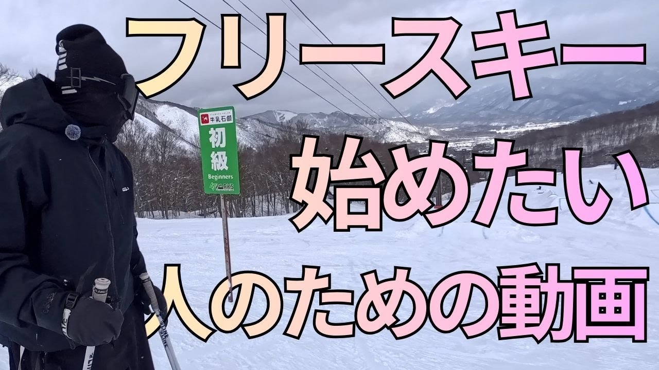 【フリースキー】フリースキーをこれから始めたい人のための動画