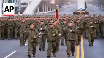 Kim Jong Un welcomes back North Korean soldiers returning from fighting for Russia