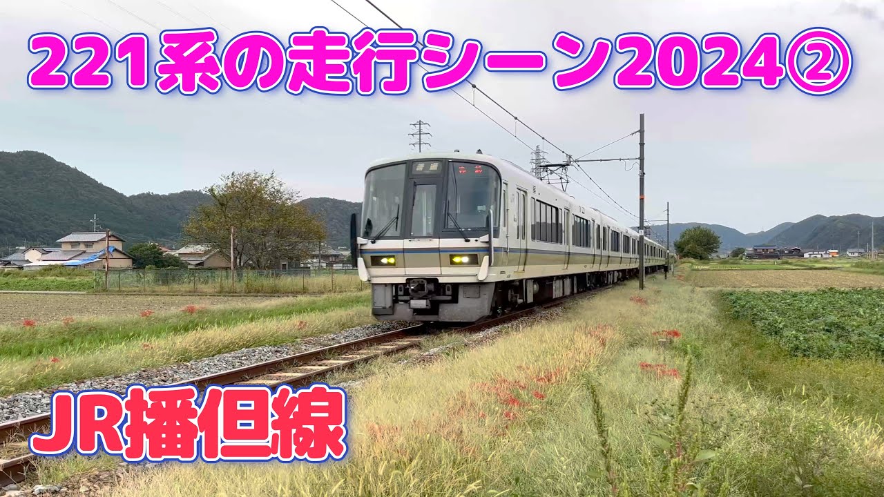 【4K】JR播但線 221系の走行シーン2024② - YouTube
