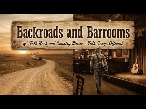 Backroads and Barrooms 🎸Folk Rock and Country Music | Folk Songs Official