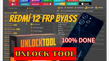 Redmi 12 4G Andriod 14 Latest Frp Bypass Unlock Tool 100% Done #frp #unlocktool #frpbypass #foryou 