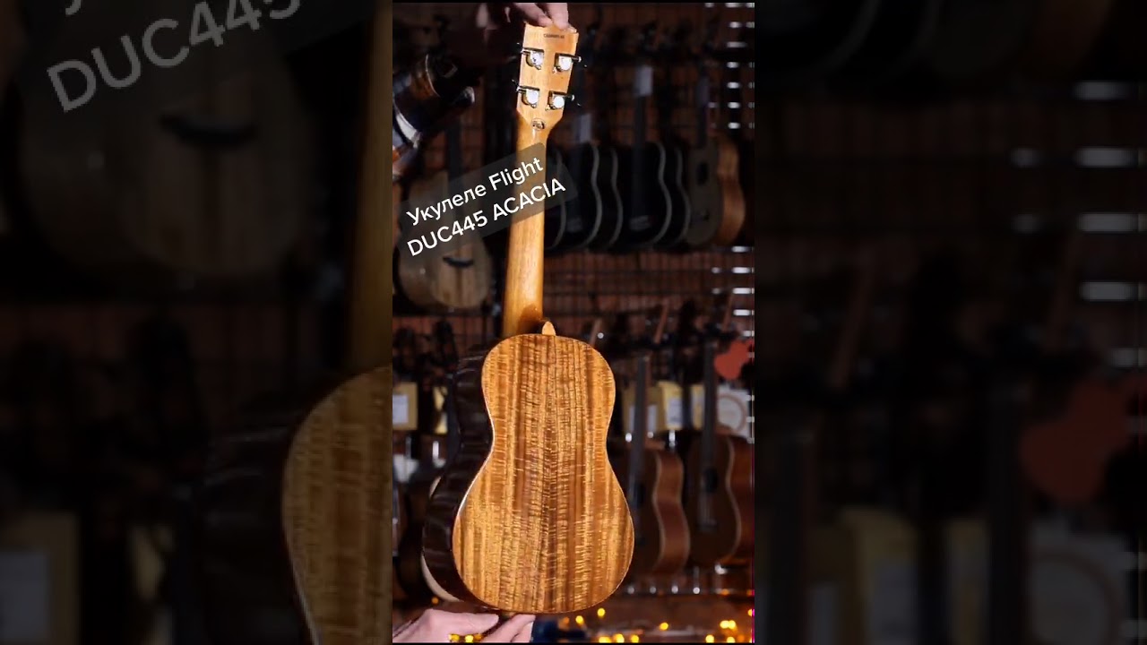 Укулеле концерт Flight DUC445 Acacia😍