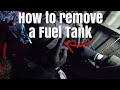 How to Remove a Diesel Fuel tank in a T1N Mercedes Sprinter easy way
