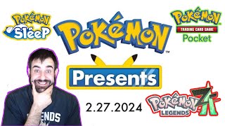 Pokémon Presents 2024 - My Thoughts w/Sharpino