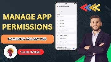 How to Manage App Permissions on Samsung Galaxy A05 | Control Apps & Protect Your Privacy!