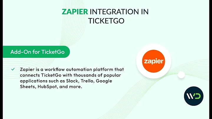 Zapier Integration for Ticketing Systems | Connect Apps & Automate Workflows Easily