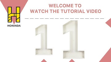 Honinda 3ft/4ft Marquee Number 1 DIY Tutorial