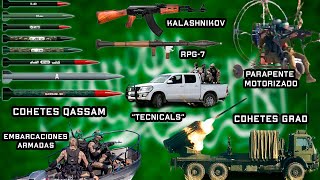 15 ARMAS que HAMÁS Utiliza en la GUERRA en GAZA 🇵🇸