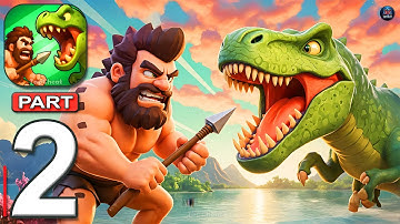 Dino King - Jurassic Hunt - Gameplay Walkthrough Part 2 - Dino Jurassic Survival (Android, iOS)