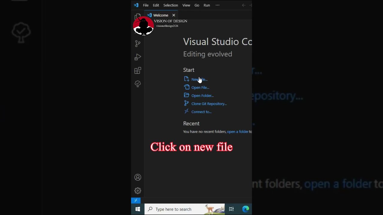  HTMLTutorial Learn How To Create An HTML File In Visual Studio Code Beginner S Guide