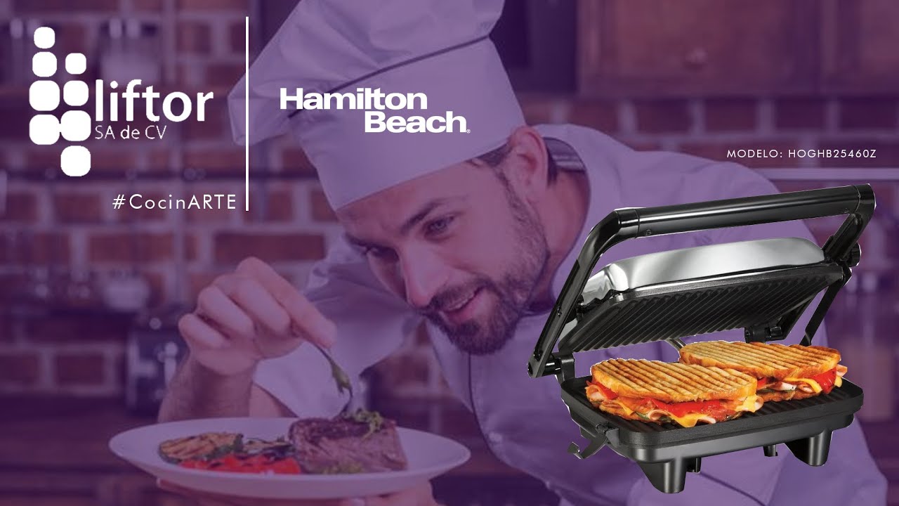 Hamilton Beach Panini Press Unboxing & Review (25460A) 