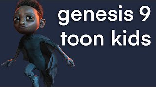 Genesis 9: Toon Kids for DAZ (Overview)