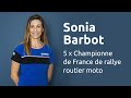 Sonia barbot 4 x championne de france  de rallye routier moto 