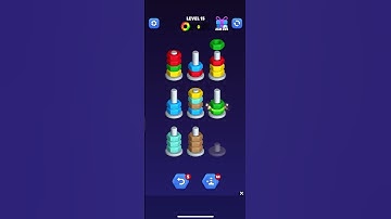 ASMR Nut Sort Game – Satisfying Sorting Challenge #satisfying #asmr #shorts