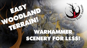 Affordable Wargaming Terrain with Autumn Witch!!!