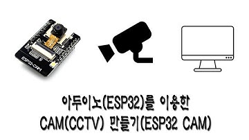 [강좌] 아두이노(ESP32)를 이용한 CAM CCTV 만들기(ESP32 CAM)