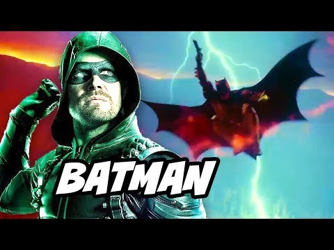 Arrow Batman Scene and Comics Easter Eggs - Season 6 Episode 10