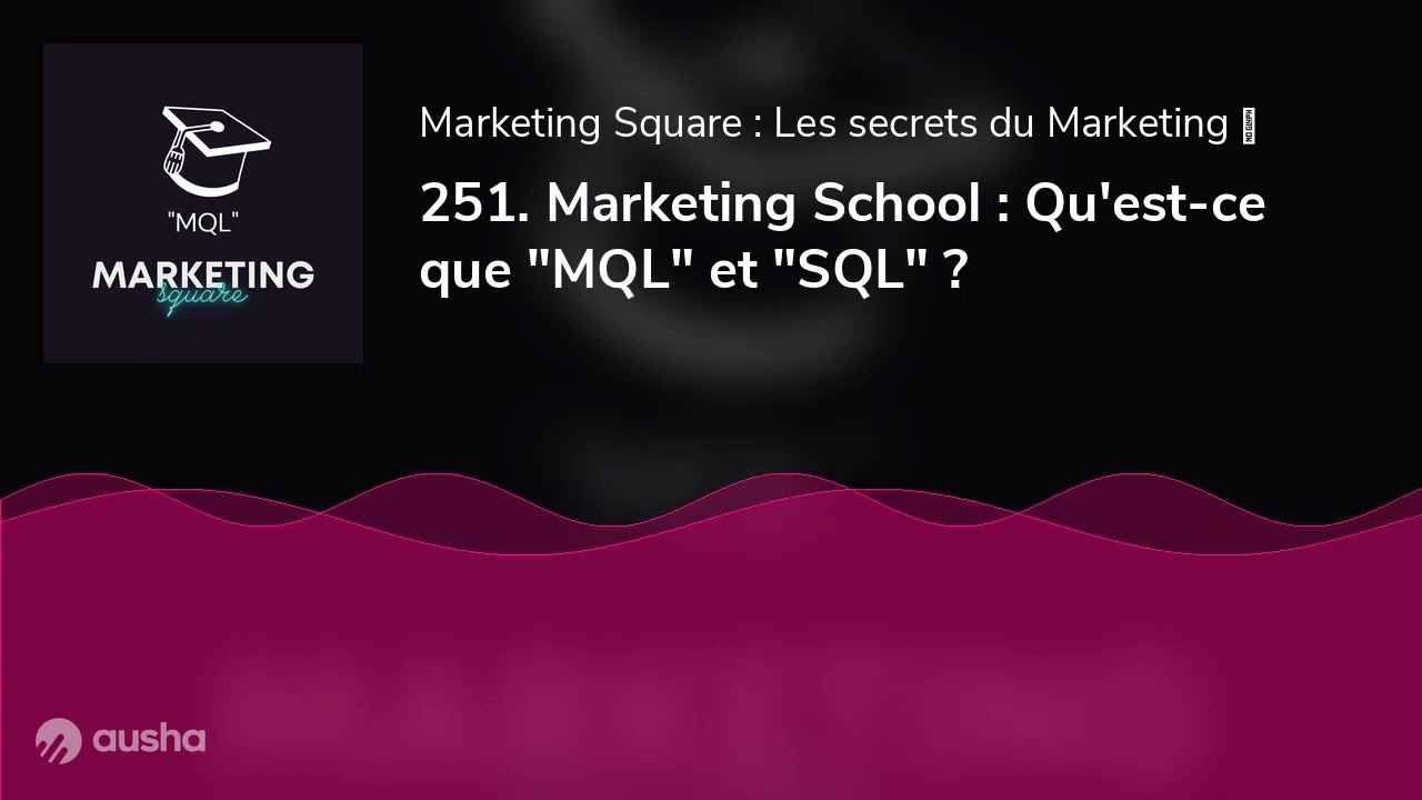251. Marketing School : Qu'est-ce que 