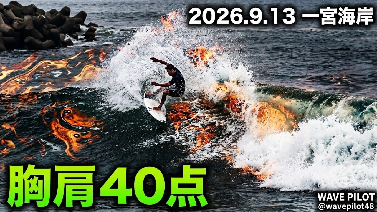 一宮海岸】胸肩40点🌊 2026.9.13｜SURF SESSION - YouTube