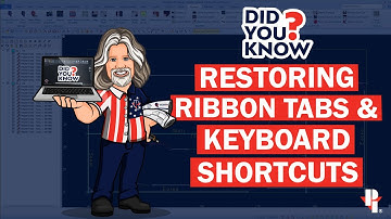 Restoring Ribbon Tabs & Keyboard Shortcuts