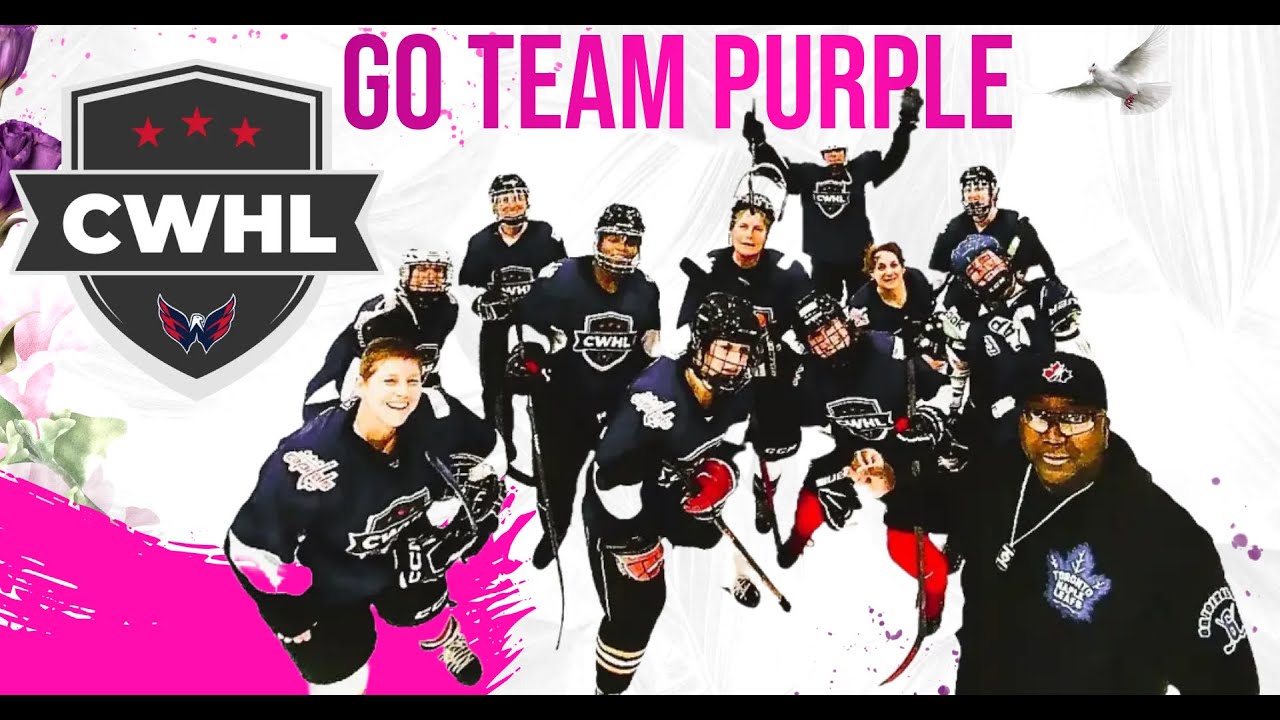 CWHL -  Team PURPLE vs Team BLUE - Women Ice Hockey - March 2024