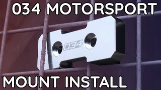 Audi S4 034 Transmission Mount Insert Install - MY FIRST MOD! - At The Wheel