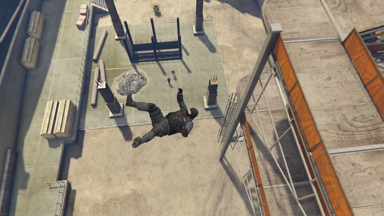 Funny Ragdoll Falling in Grand Theft Auto 5