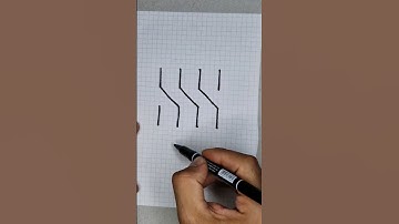 how to draw optical illusion easy 3D letter S tutorial #drawing #artforkidshub  #shortvideo #shorts