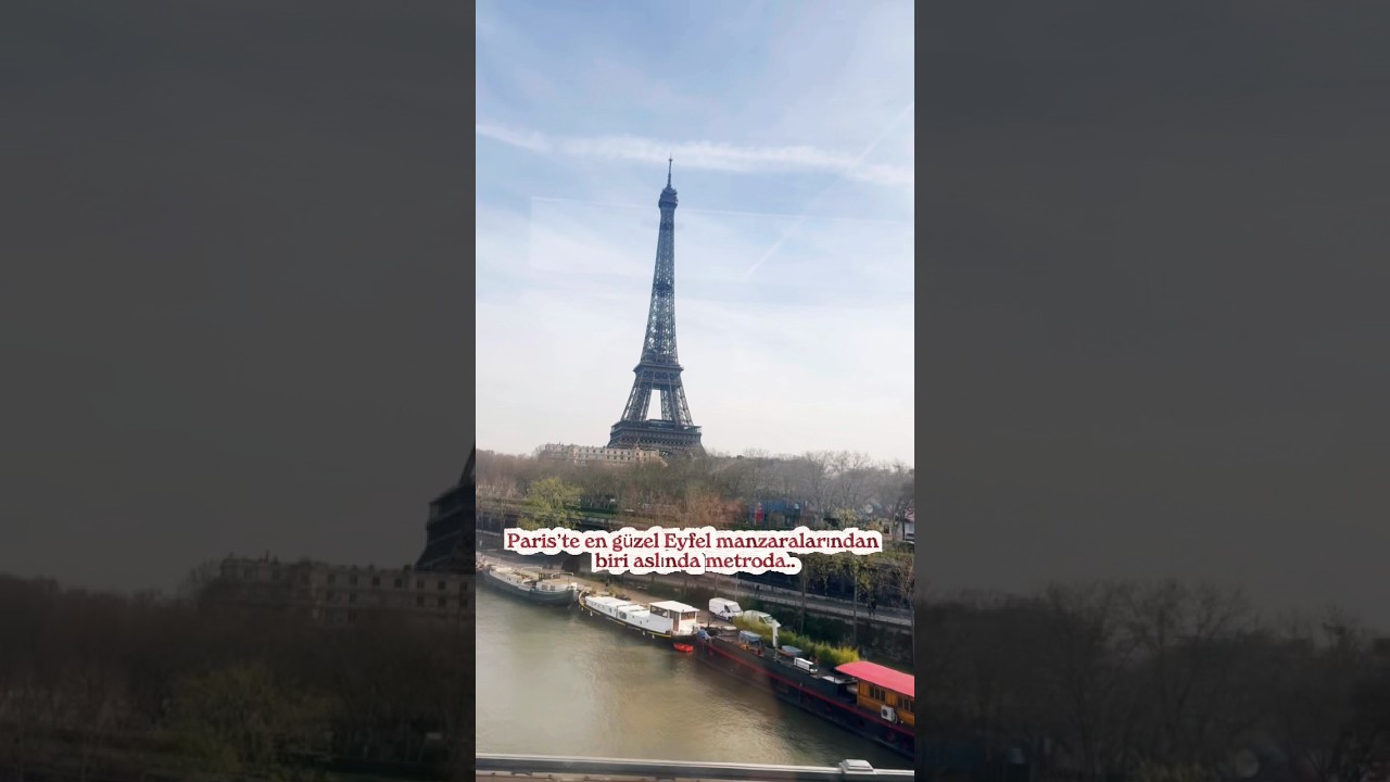 Paris’te Bu Metro Hattı Eyfel’i Görüyor😍 