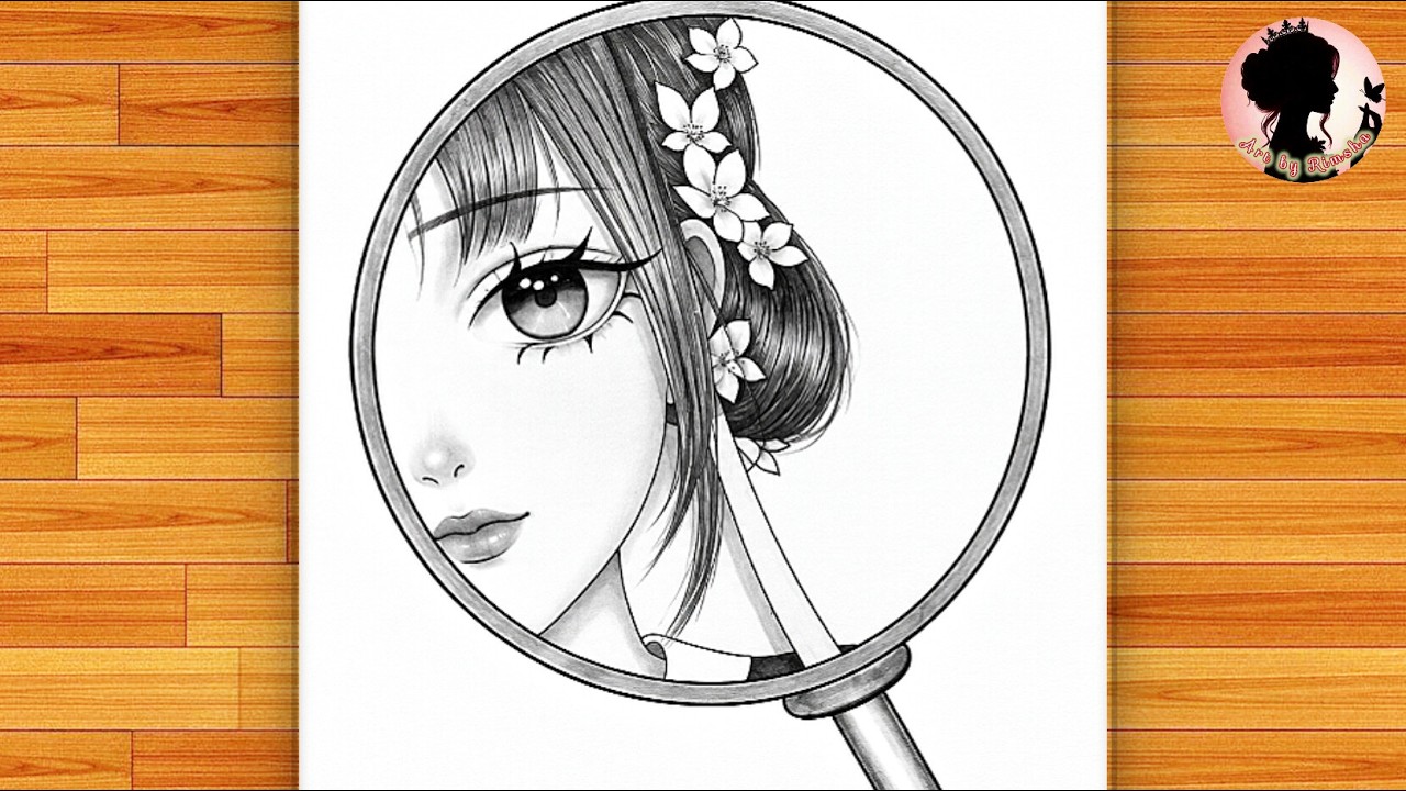 Easy Anime Face Drawing || Step by step Pencil sketch|| Easy Chinese ...