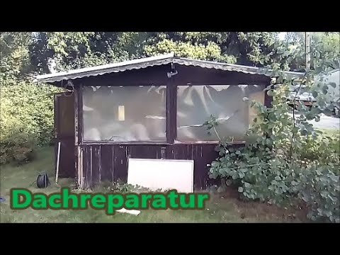 Dach Mit Schweissbahnen Decken Gartenhaus Renovieren Youtube
