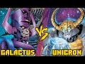 Галактус (Марвел) vs Юникрон (Трансформеры) / Galactus vs Unicron - Кто кого? [bezdarno]