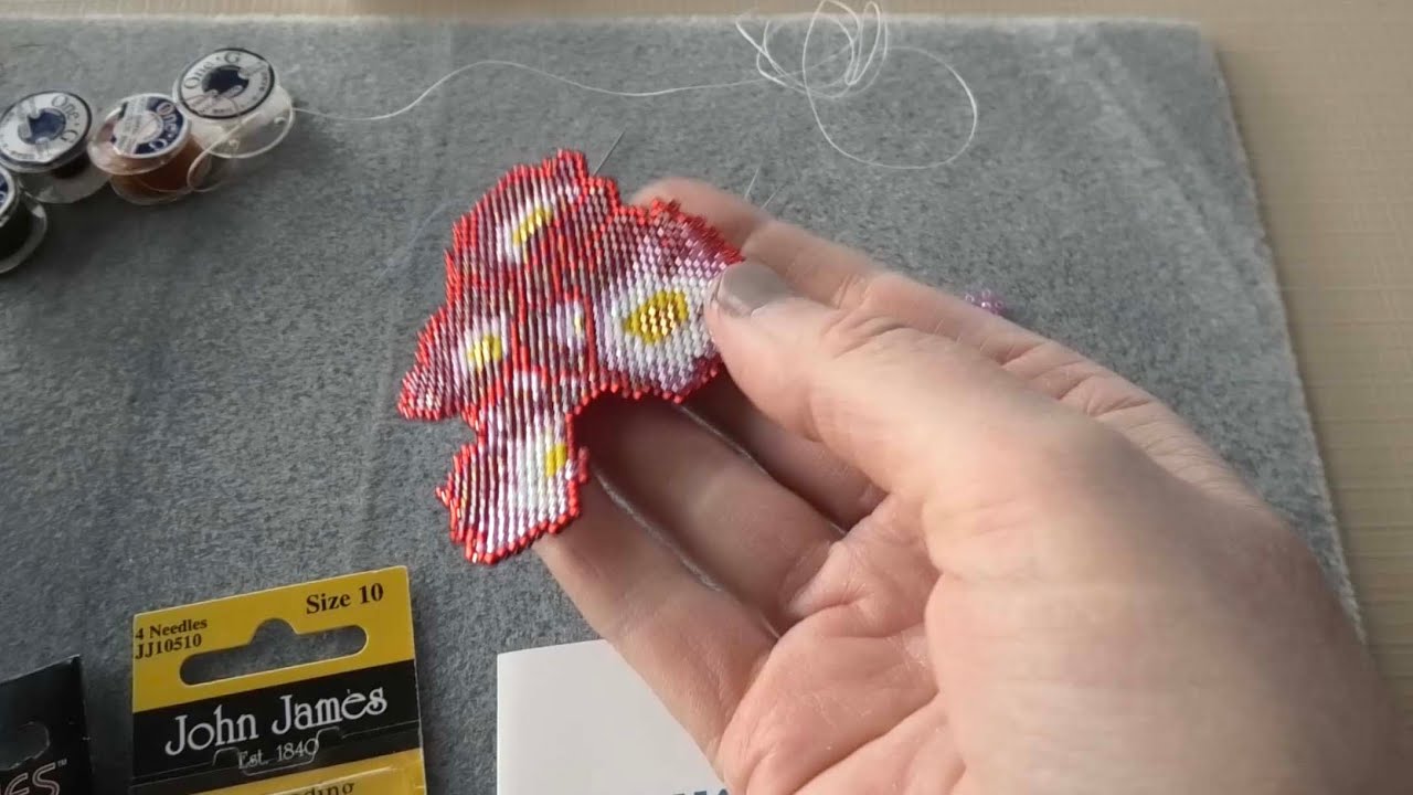 Beading for Beginners - needles, threads and mats