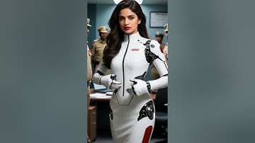 Robot bodyguard at the office #robot #humanoid #robotic #cute