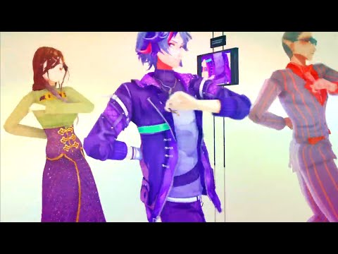 【にじさんじMMD】ジャンキーナイトタウンオーケストラ【夜王国(白雪巴＆不破湊＆グウェル・オス・ガール)】