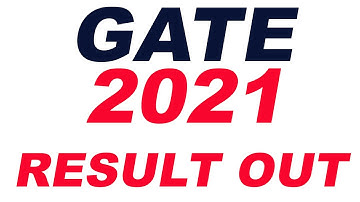GATE 2021 | Results Out