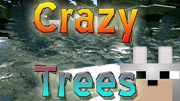 Minecraft Mods - Crazy Mod 3D! Tree Models 1.4.5 Review and Tutorial ( Realistic Trees! )