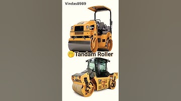 🤭Tandem roller compactor | Cat Tandem roller compactor #shorts #shortvideo #roller #tandem