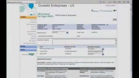 Overview of Sage HRMS HR Actions