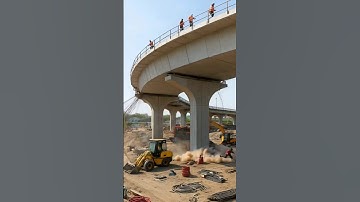 😱 Horrific Bridge Collapse Shocks the City 🌉🔥 #bridgecollapse #constructionfail
