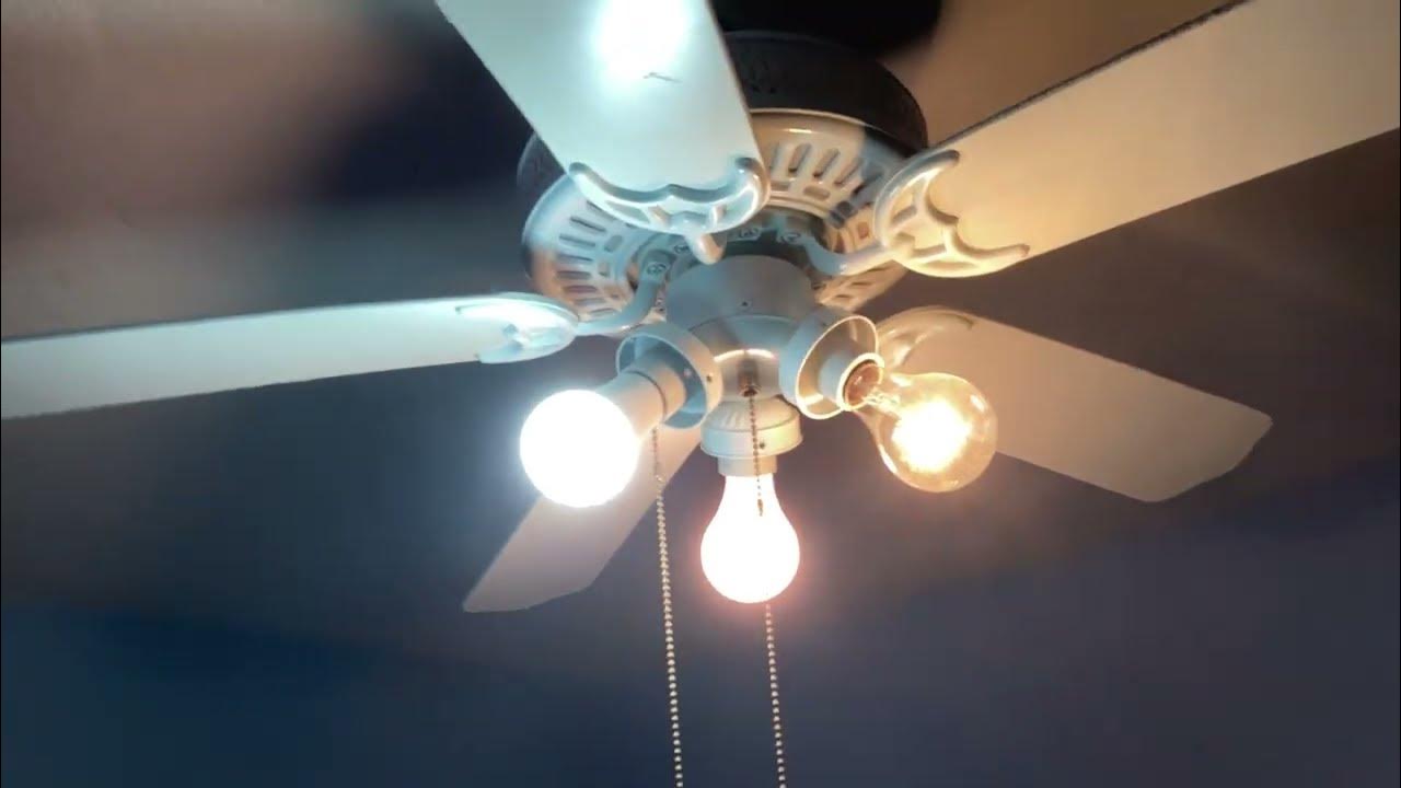 Hampton Bay Landmark Plus Ceiling Fan (again) - YouTube