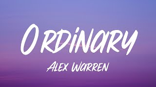 Download Lagu Alex Warren - Ordinary (Lyrics) MP3