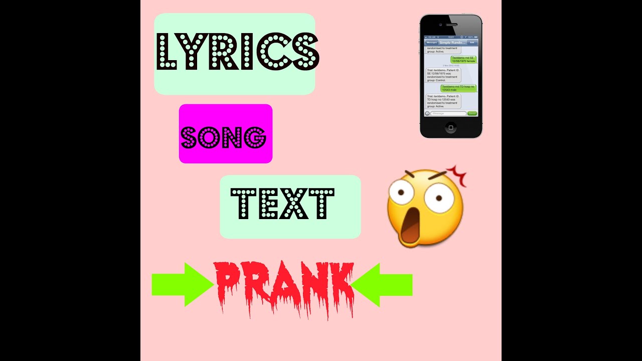 Lyrics song text PRANK!!!  YouTube