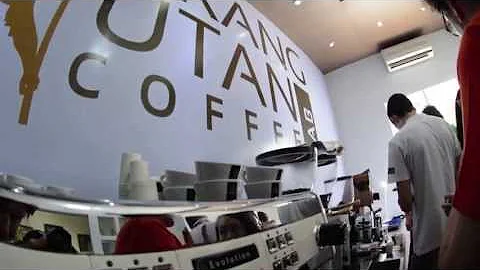 Orangutan Coffee Lab - opening event Medan 12 may 2013