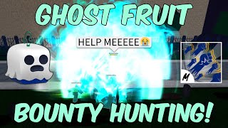 Ghost Fruit *MAKES* YOU INVINCIBLE??!! (Blox Fruits Bounty Hunting)