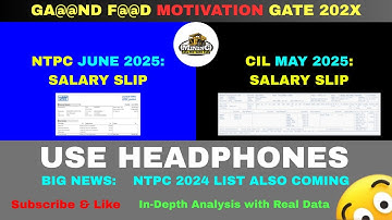 NTPC vs CIL SALARY | NTPC 2024 2nd & 3rd List Expected Date #ntpc  #gate2024 #gate #ese  #mining