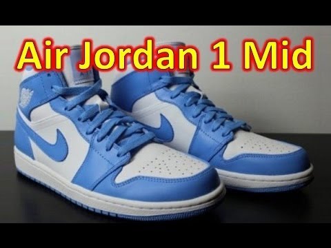 Jordan 1 Mid UNC - Review + On Feet 