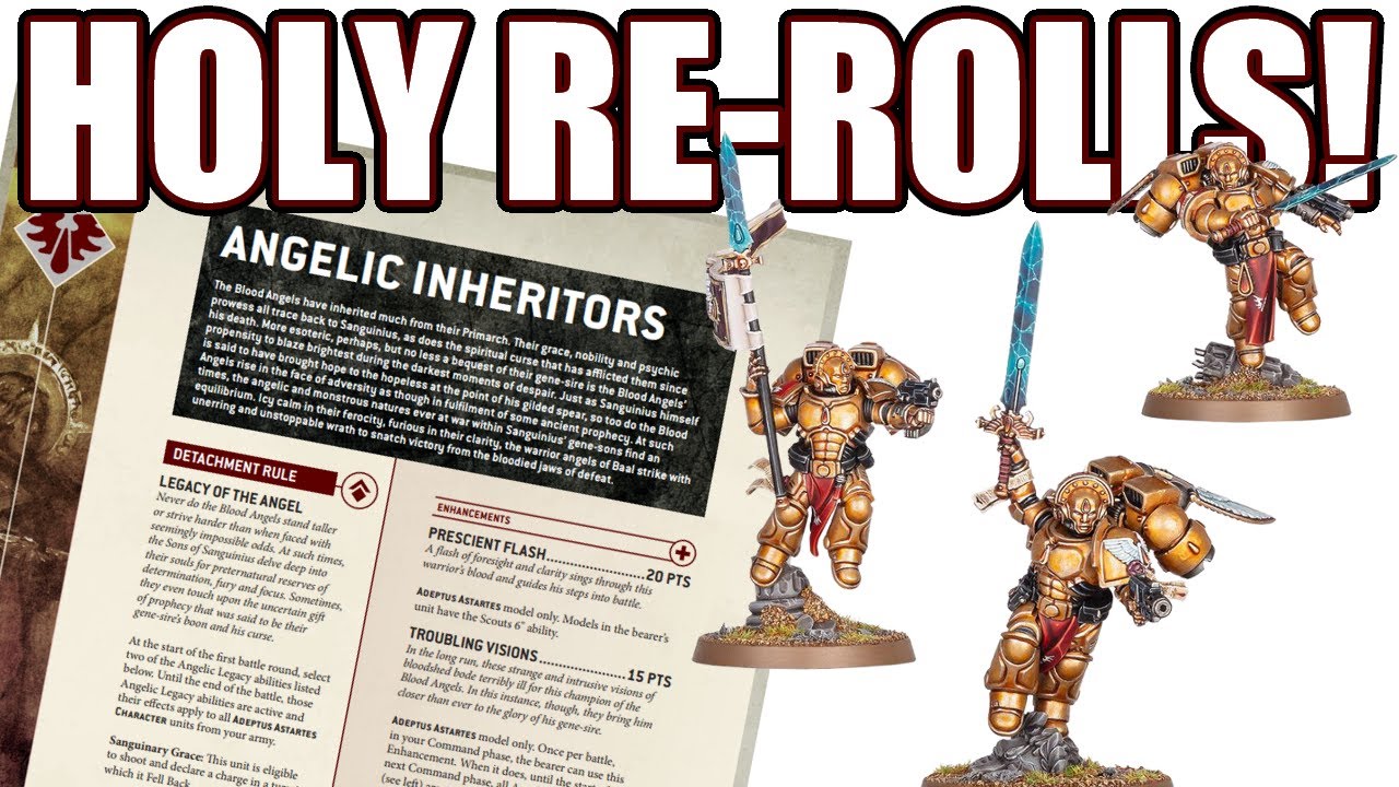 FROM WINGS ON HIGH?? // Warhammer 40K Blood Angels Angelic Inheritors ...