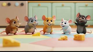 Five Little Gophers Dig Dig Dig | Fun Underground Animal Song & Counting Rhymes